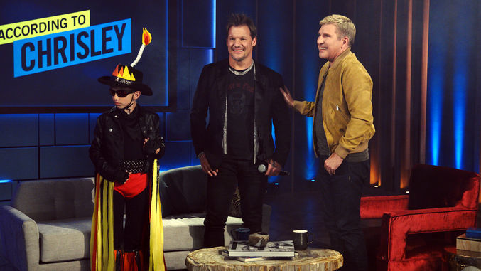According to Chrisley S1E1 Chris Jericho, Savannah, Grayson