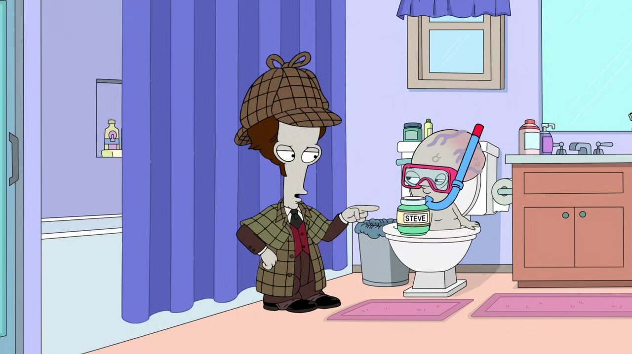 American Dad S17E14 Flush After Reading