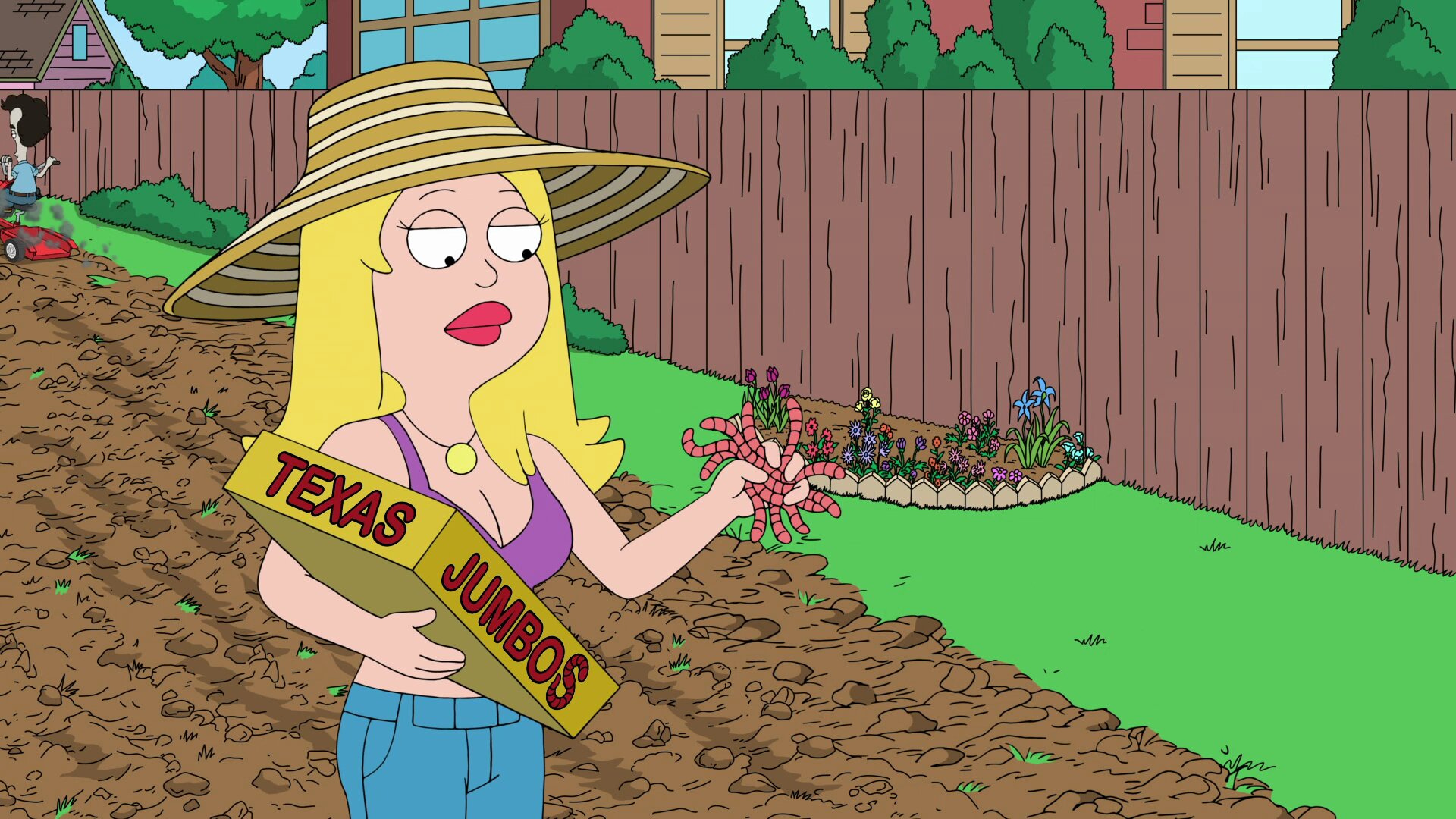 American Dad S20E12 The Legend of Mike Madonia, the Rototiller Man