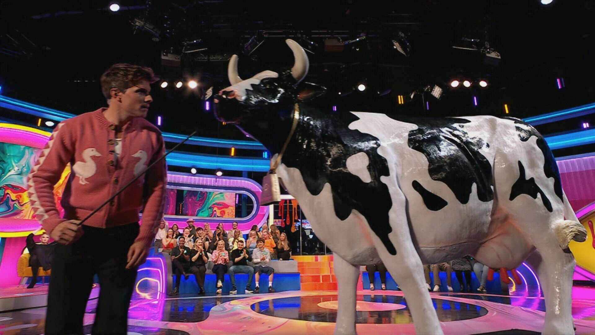 Big Brother: Late & Live S2E11 Oti Mabuse, Dean McCullough, Hallie Clarke