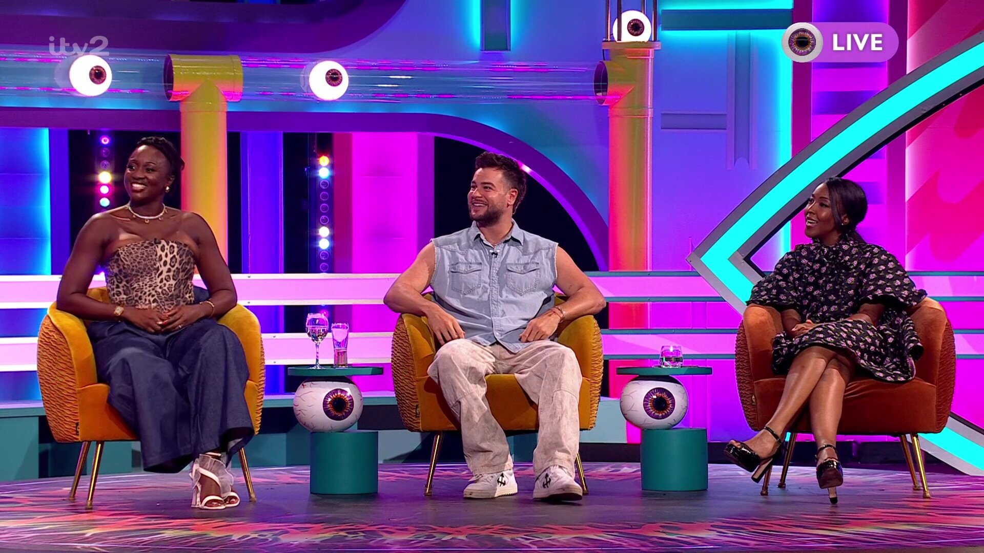 Big Brother: Late & Live S3E16 Remel London, Chris Hughes & Angellica Bell