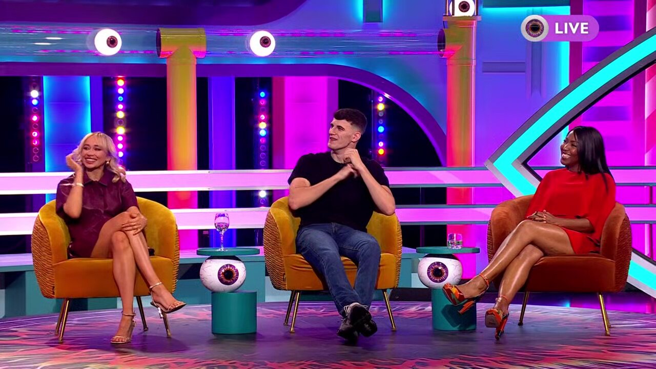 Big Brother: Late & Live S3E19 Olivia Young, Cameron Barnes & Angellica Bell