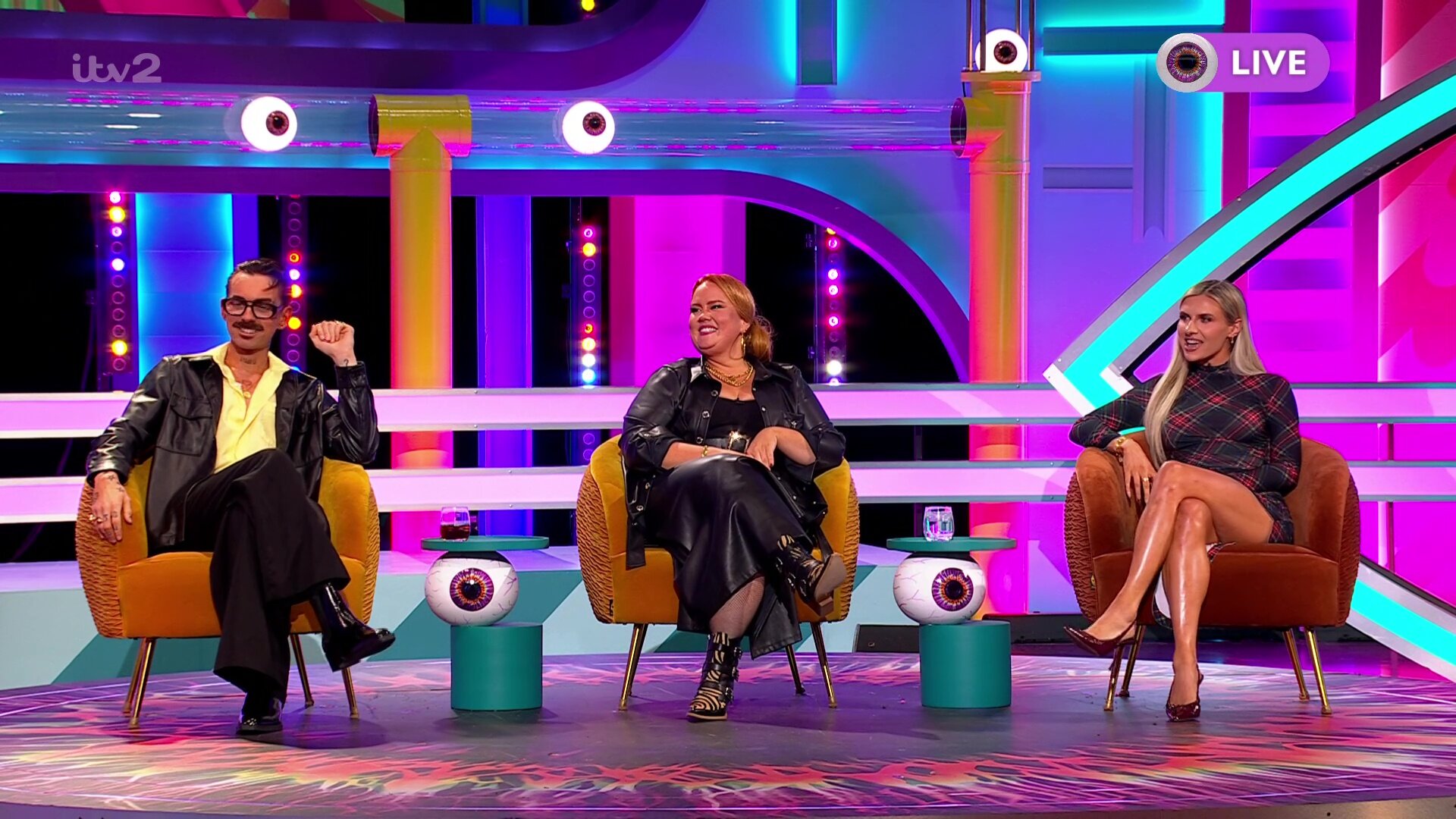 Big Brother: Late & Live S3E26 Dean Quinton, Donna Preston & Chloe Burrows