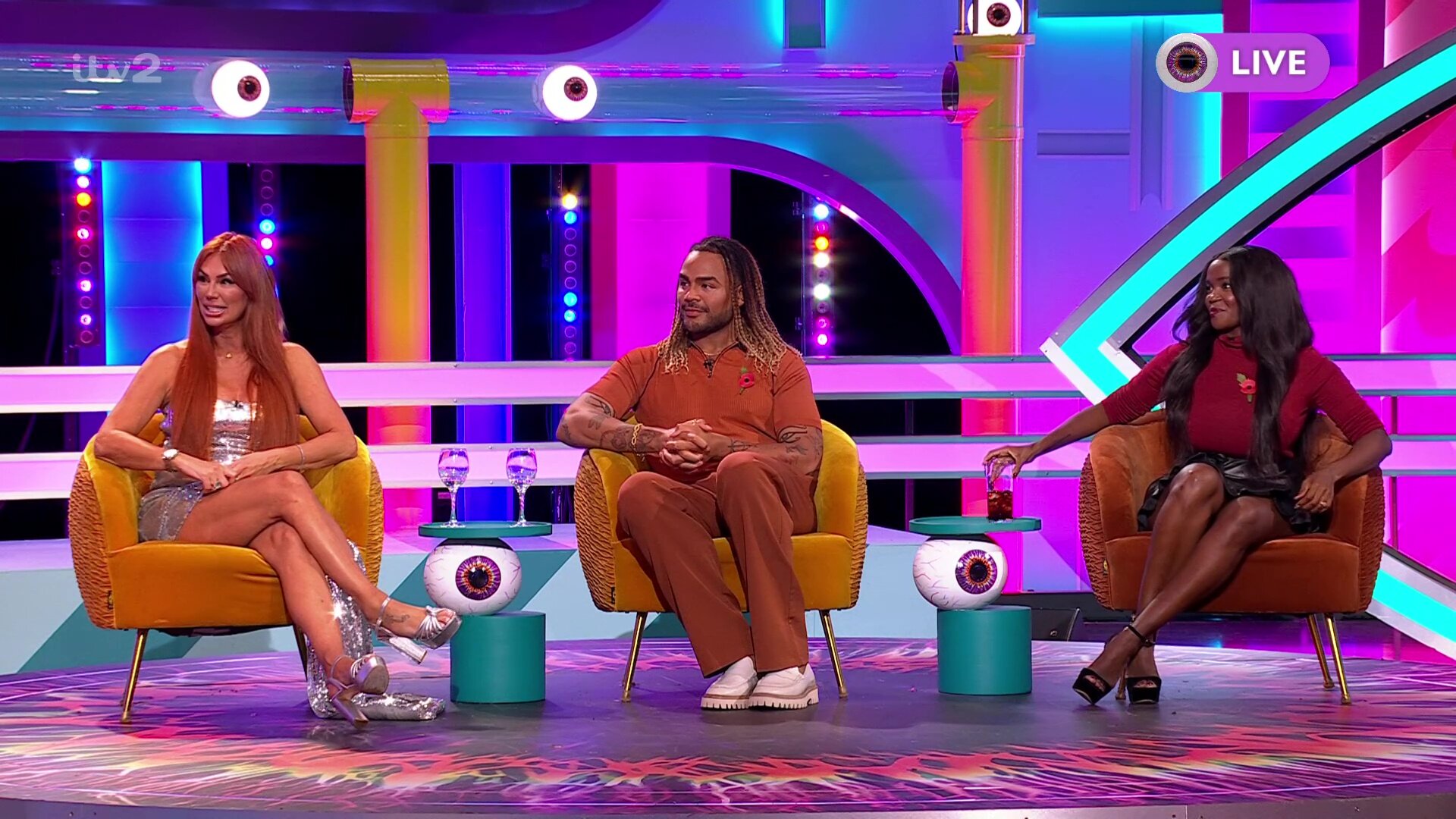 Big Brother: Late & Live S3E33 Lauren Simon, Nathan Henry & Oti Mabuse