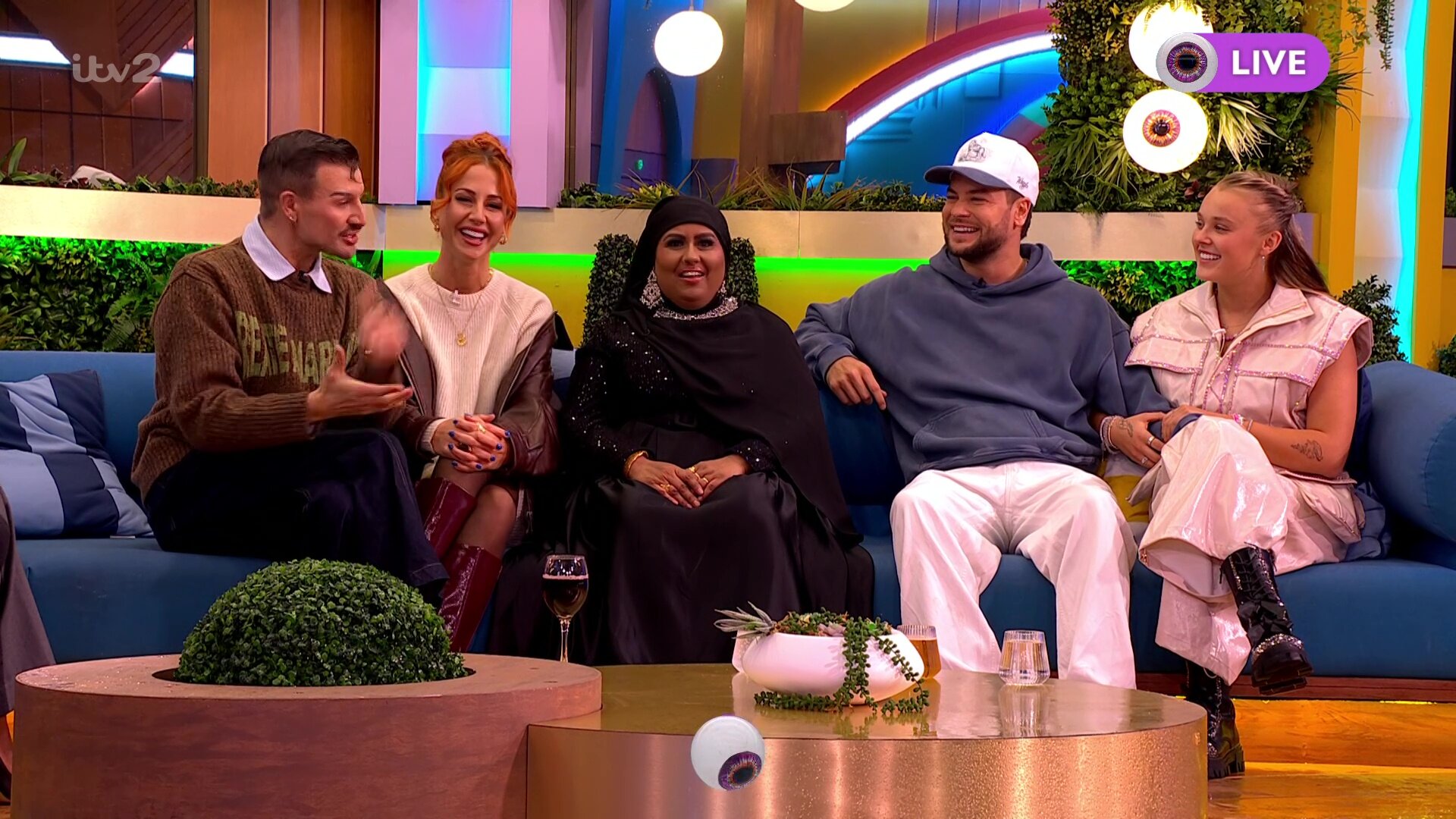 Big Brother: Late & Live S3E39 Danny Beard, Ali Bromley, Farida Khalifa, Chris Hughes & Jojo Siwa