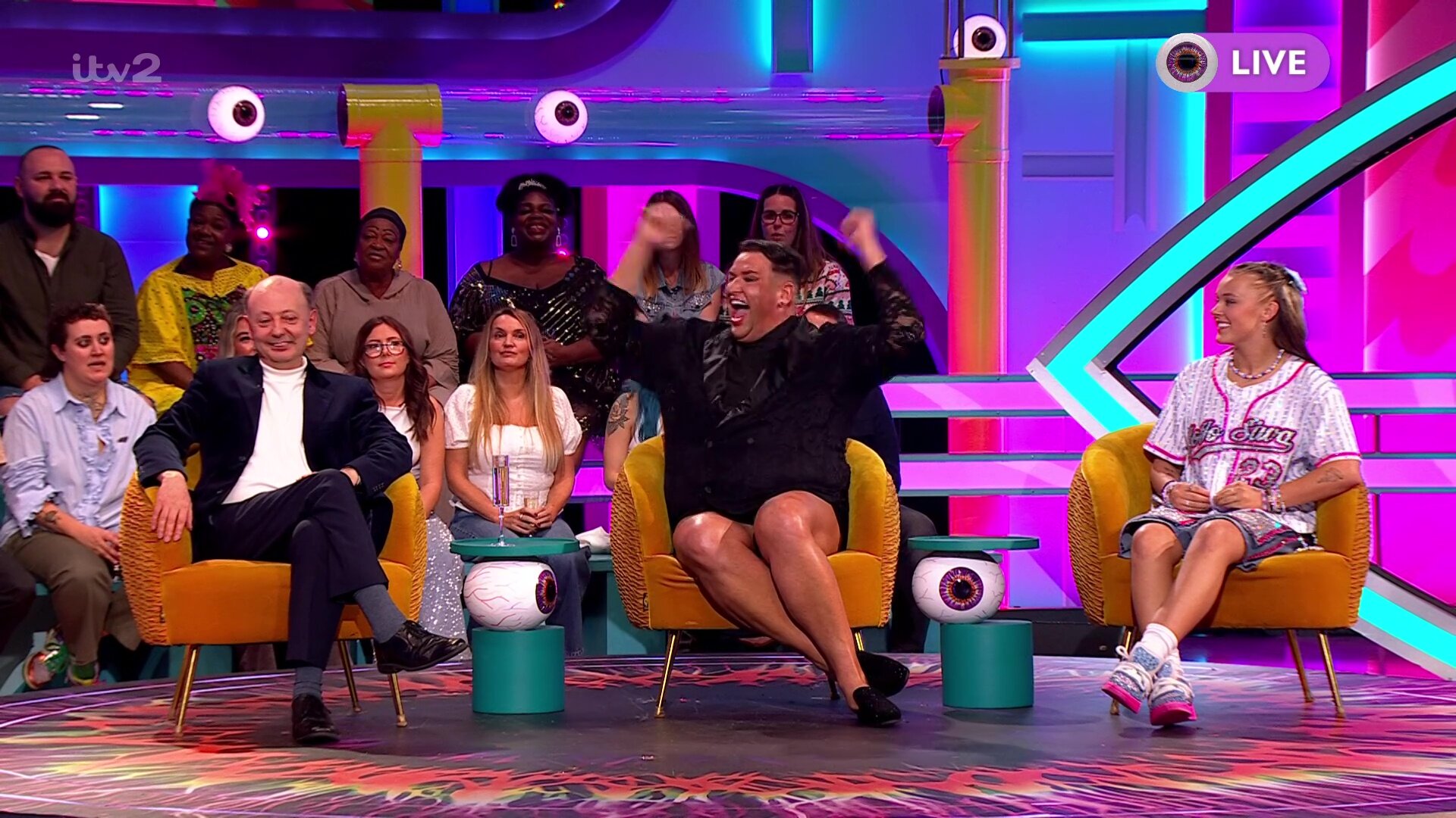 Big Brother: Late & Live S3E42 Richard Storry, David Potts & Jojo Siwa