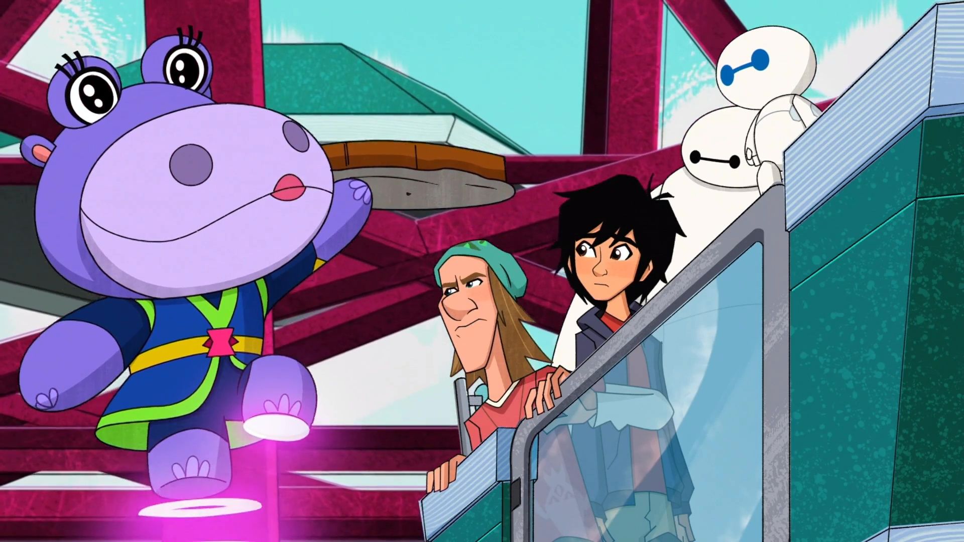 Big Hero 6 The Series S3E1 The Hyper-Potamus Pizza-Party-torium