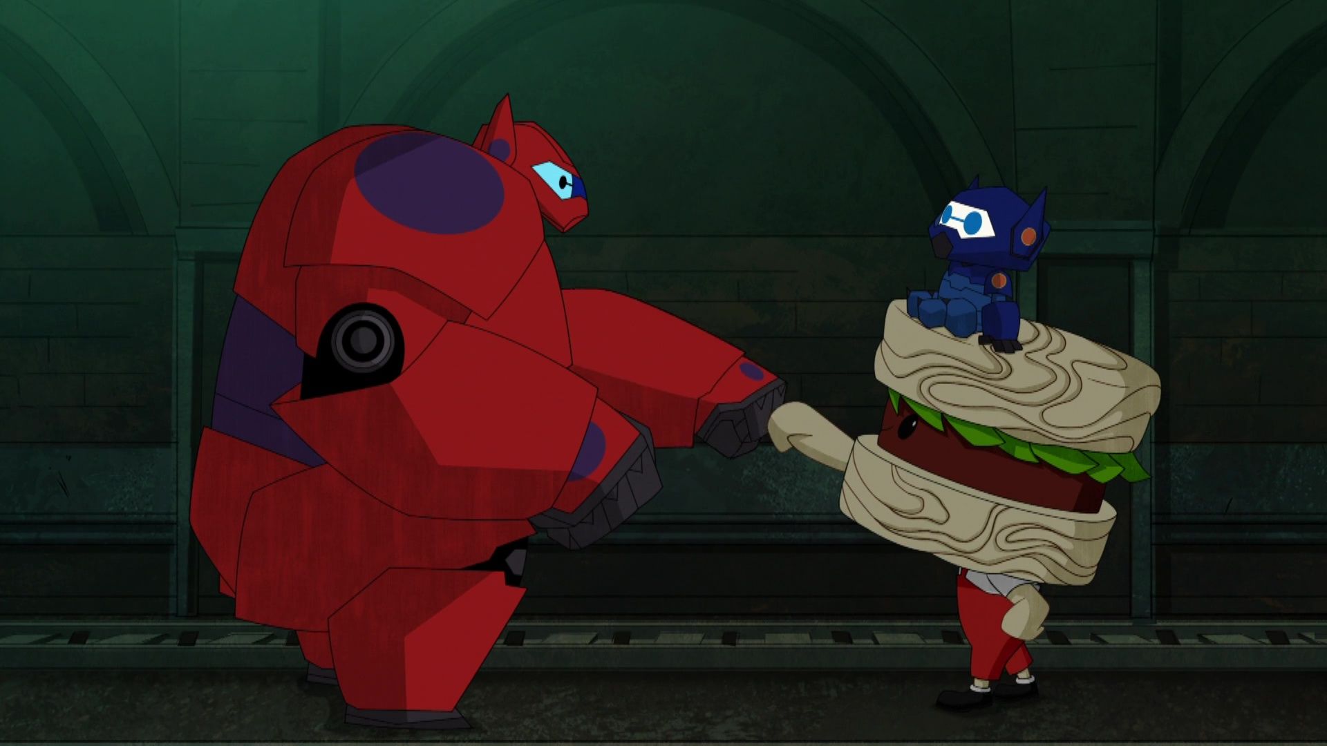 Big Hero 6 The Series S3E5 Mini Noodle Burger Max