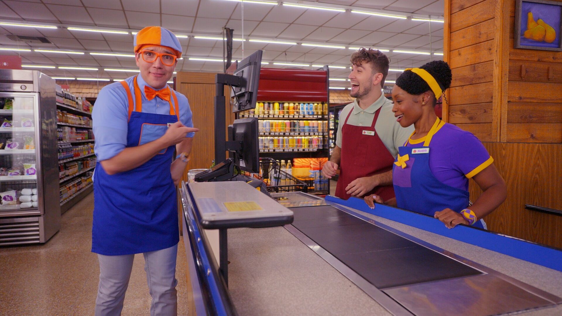 Blippi's Job Show S1E4 Grocery Workers