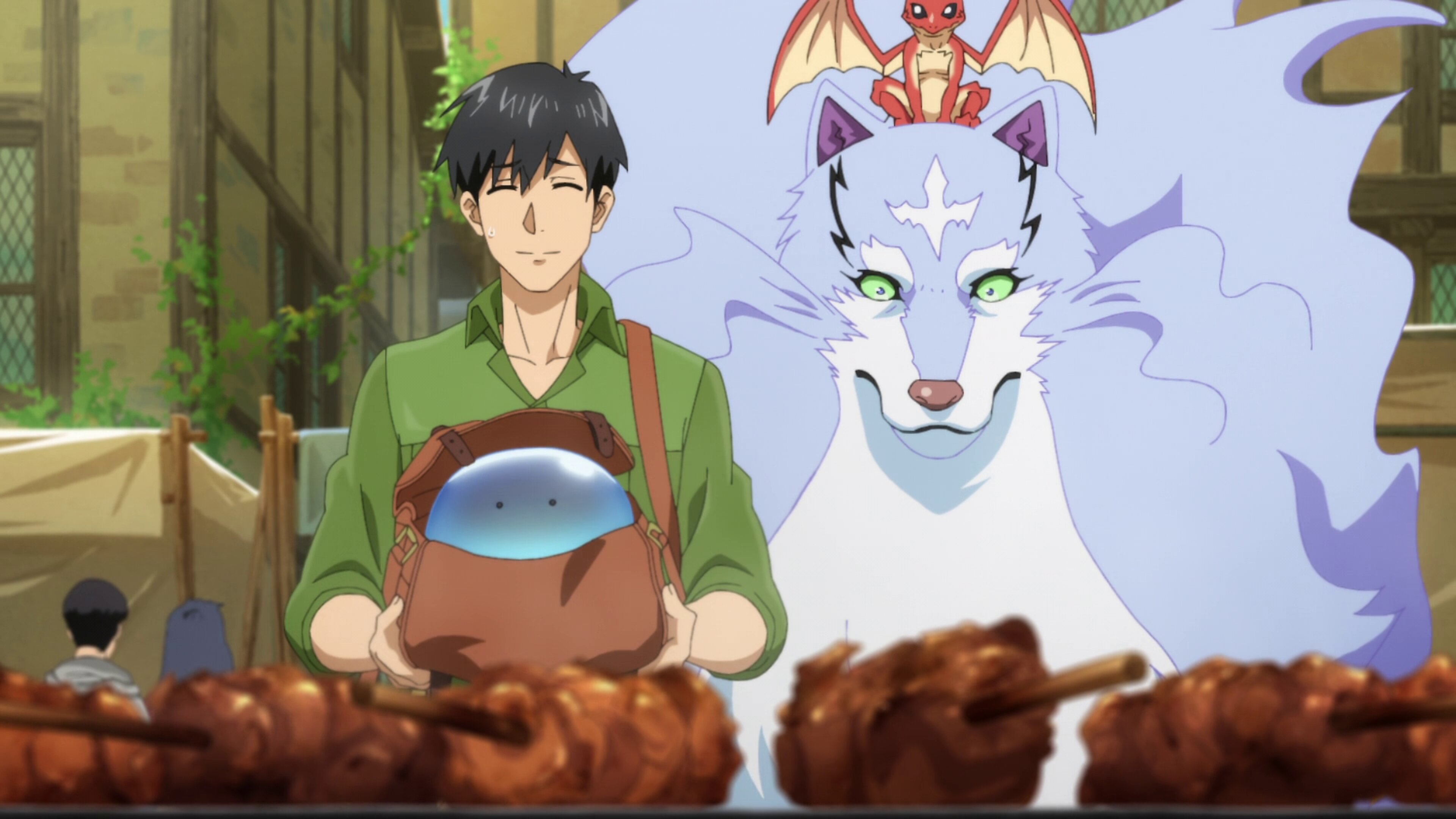 Campfire Cooking in Another World with My Absurd Skill S2E7 Street Snacking Heaven