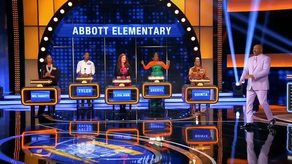 Celebrity Family Feud Abbott Elementary vs. Hacks