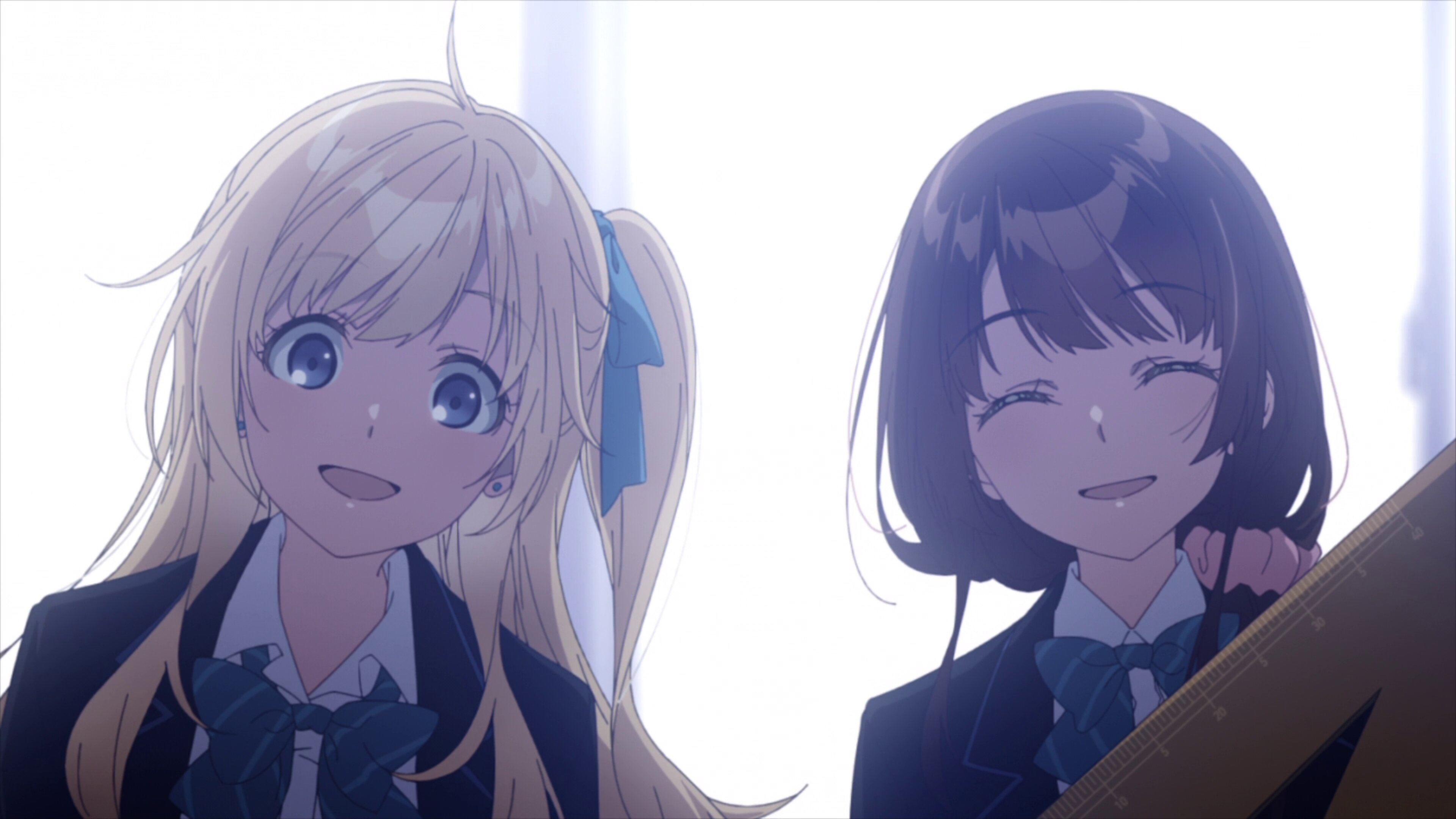 Chitose Is in the Ramune Bottle S1E6 Blue Basketball Shoes