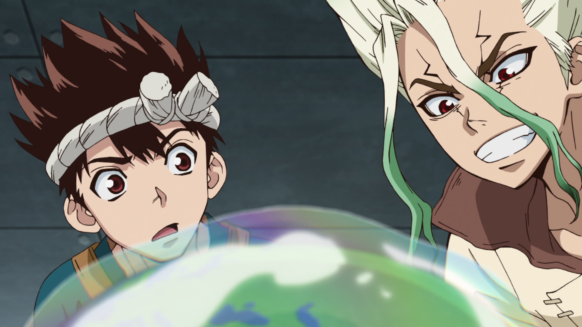 Dr. Stone S4E13 Watching the Same Moon