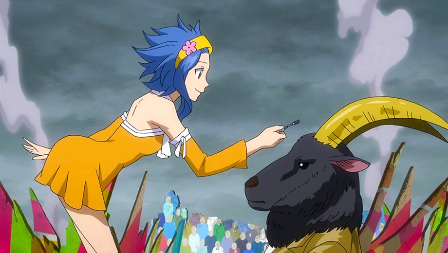 Fairy Tail S5E37 Juvia vs. Aries! Desert Death Match!