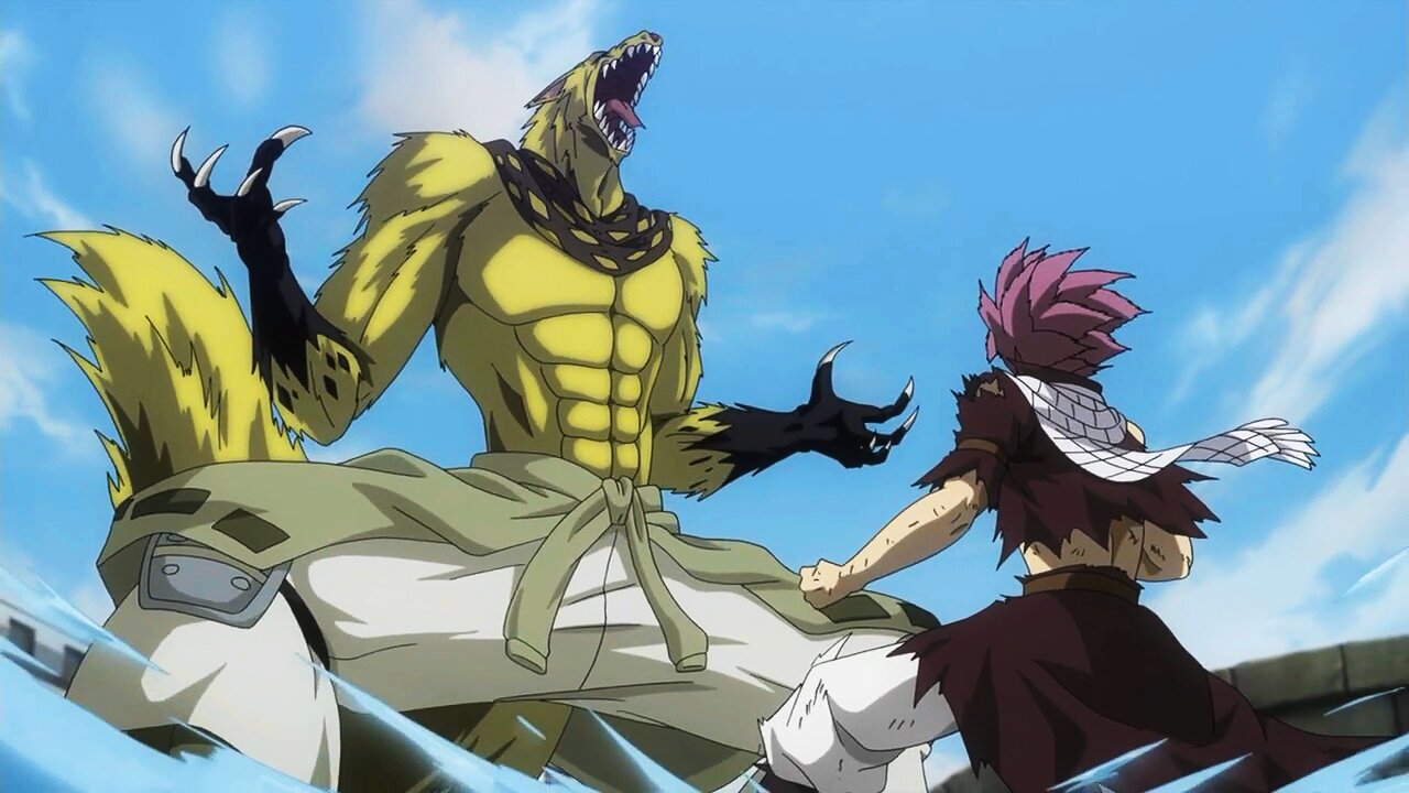 Fairy Tail S6E11 Tartaros Chapter, Prologue - Natsu vs. Jackal