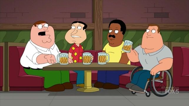 Family Guy S14E5 Peter, Chris, & Brian