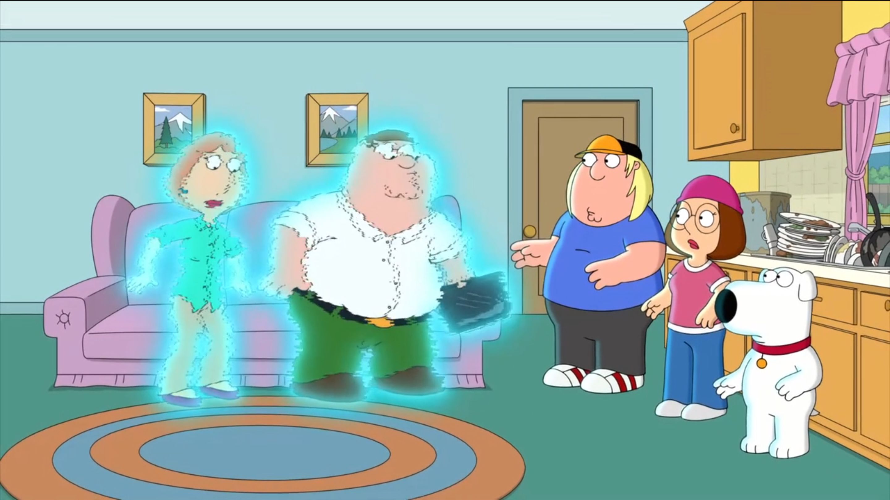 Family Guy S19E4 Cutawayland