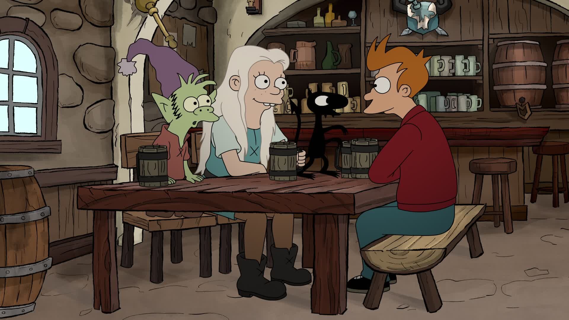 Futurama S14E9 A New New York Yankee in King Elfo's Court