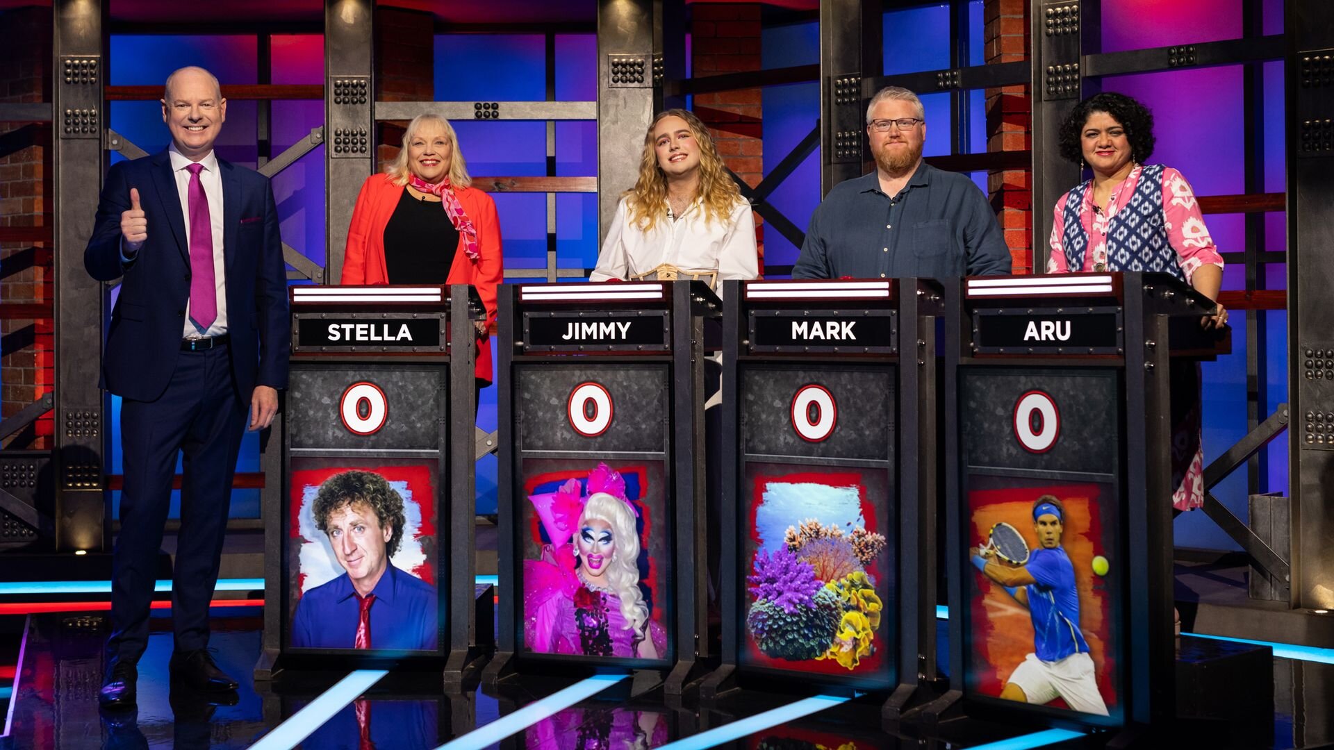 Hard Quiz S10E12 Gene Wilder, drag queen Trixie Mattel, coral and tennis champ Rafael Nadal!