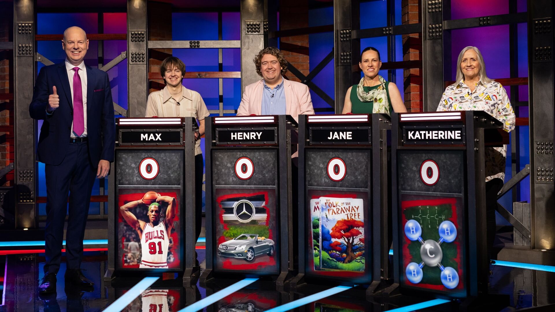 Hard Quiz S10E14 Dennis Rodman, Mercedes Benz, the Faraway Tree book series and Alkanes