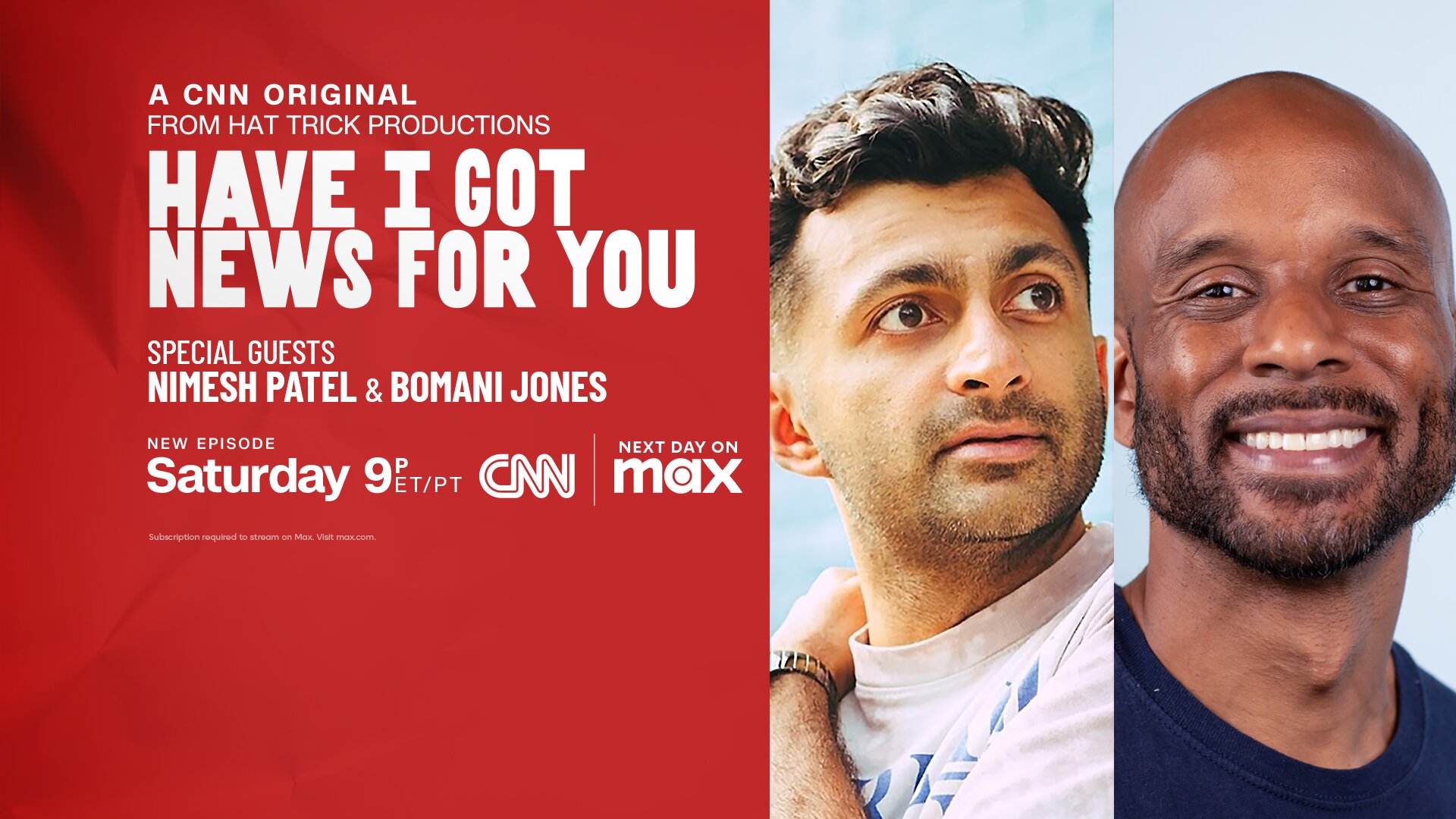 Have I Got News for You S2E5 Bomani Jones, Nimesh Patel