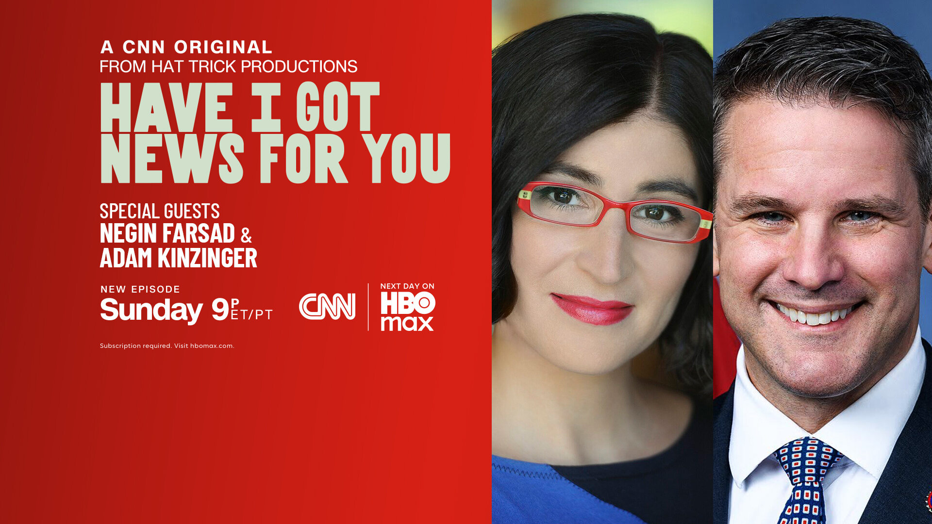 Have I Got News for You S3E3 Negin Farsad, Adam Kinzinger