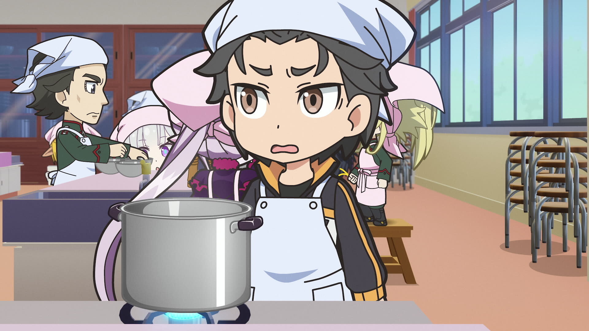 Isekai Quartet S3E4 Chaos! Cooking Class!