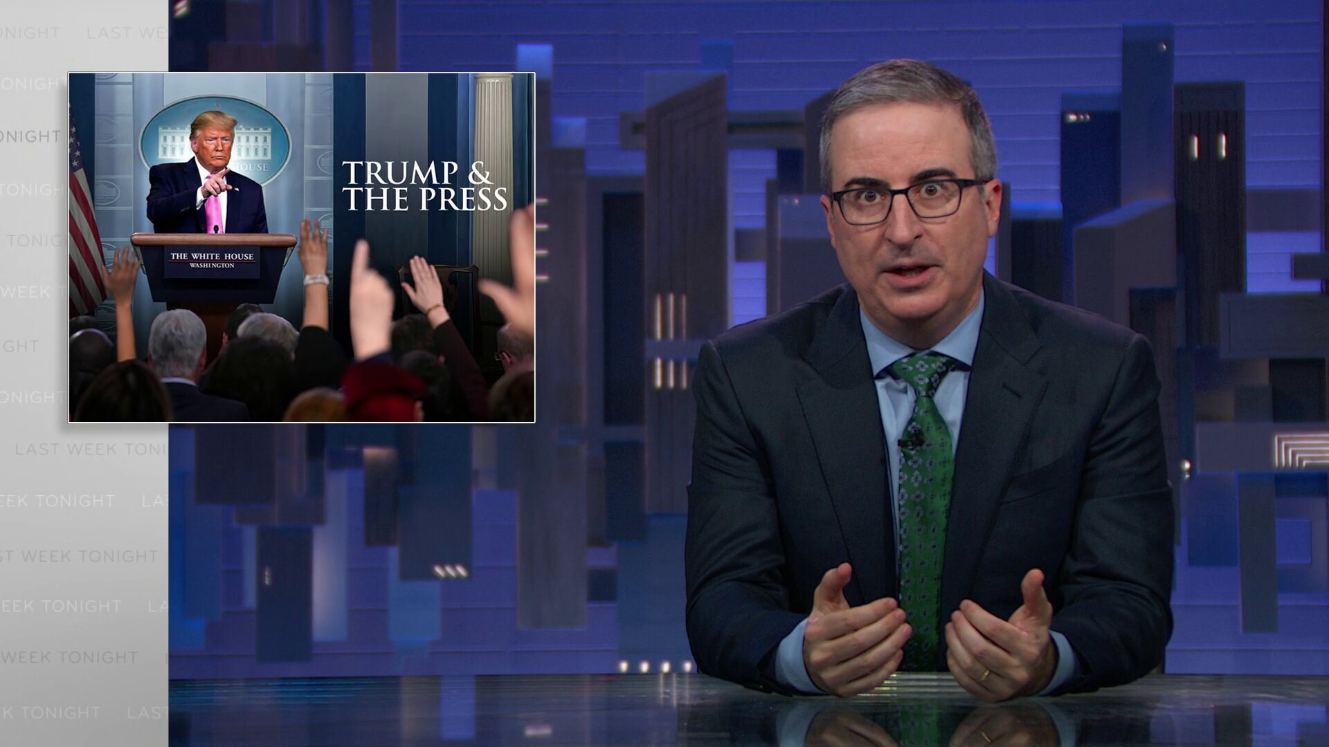 Last Week Tonight with John Oliver S12E12 Trump and the Press