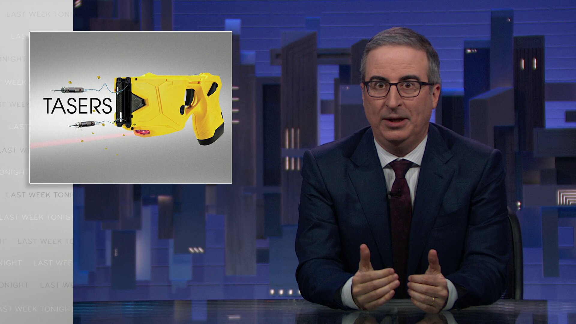Last Week Tonight with John Oliver S12E6 Tasers