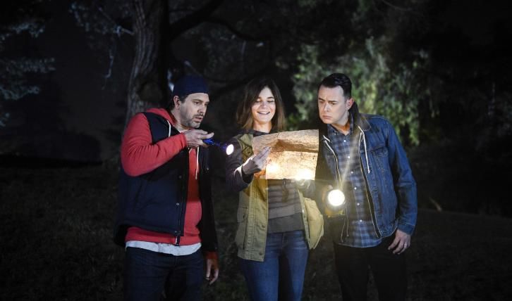 Life in Pieces S3E3 Treasure Ride Poker Hearing