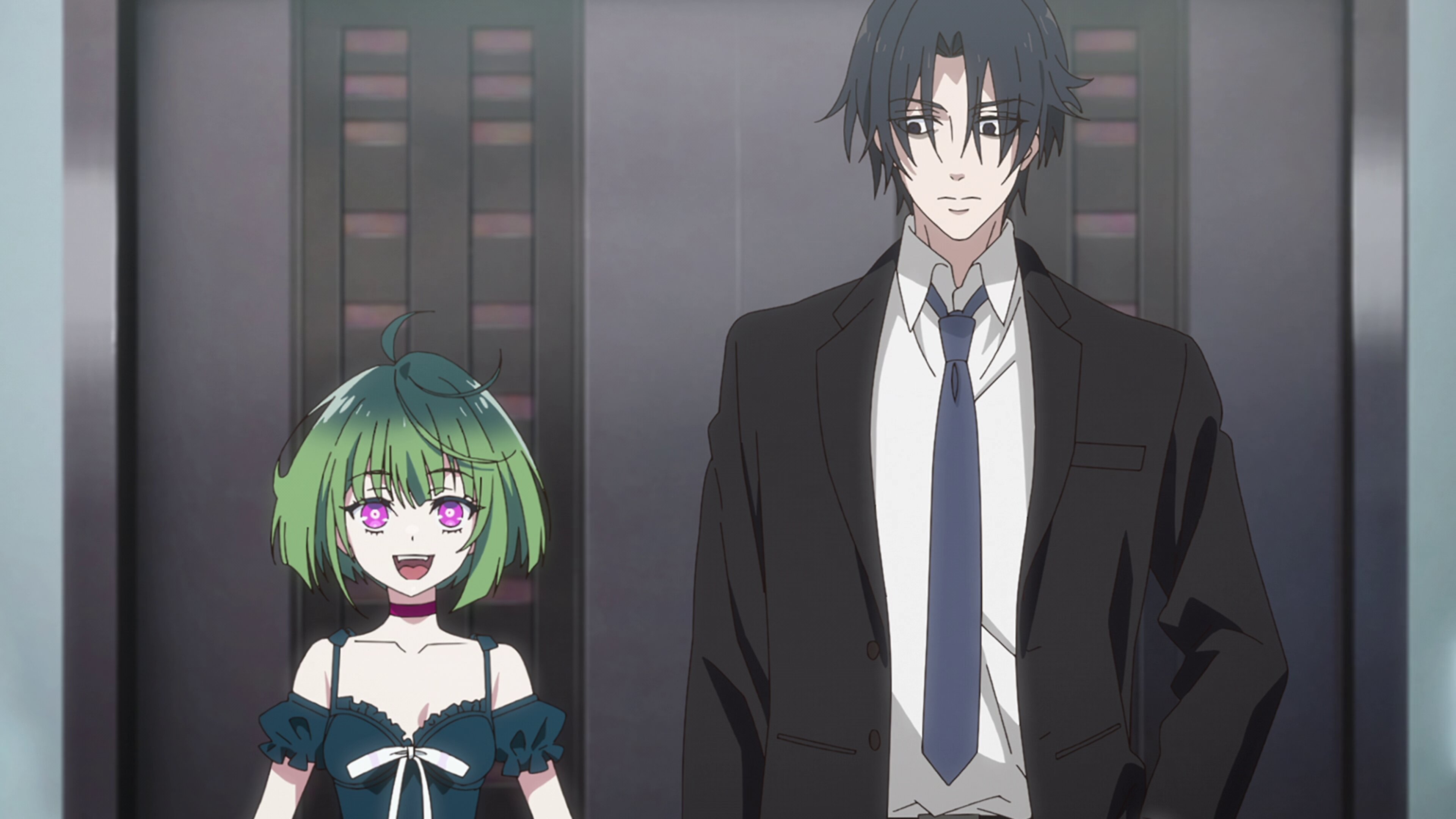 Mahou Shoujo Lyrical Nanoha Exceeds Gun Blaze Vengeance S1E6 Kuragi Eiji and Shinomiya Mana / Sunlight