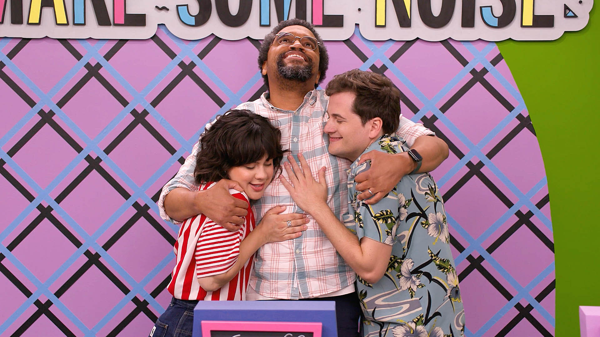 Make Some Noise S4E10 Anna, Geoff, and Jeremy Act Out Kids' Prompts