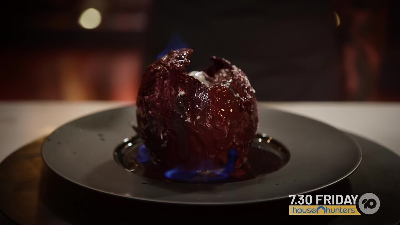 MasterChef Australia S17E22 Pressure Test: John Demetrios' Chocolate Meteor