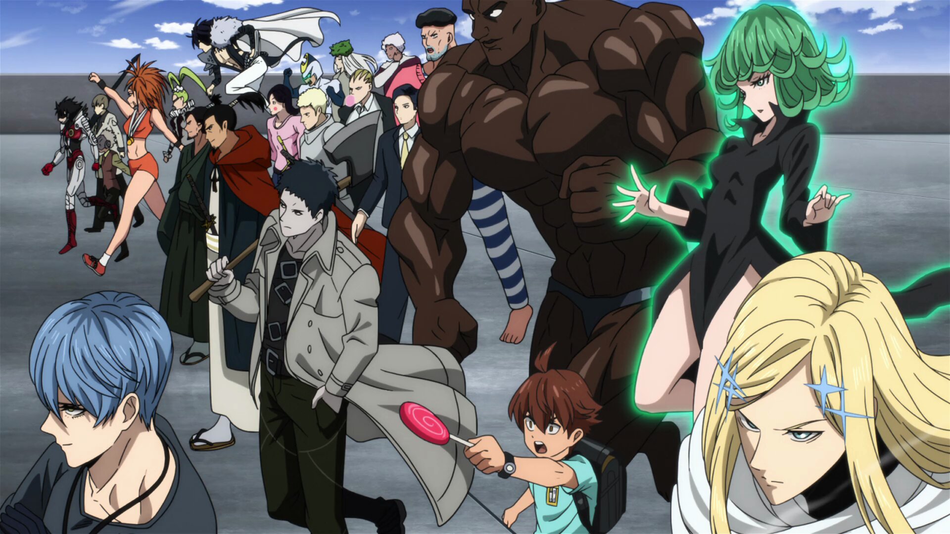 One Punch Man S3E6 Motley Heroes