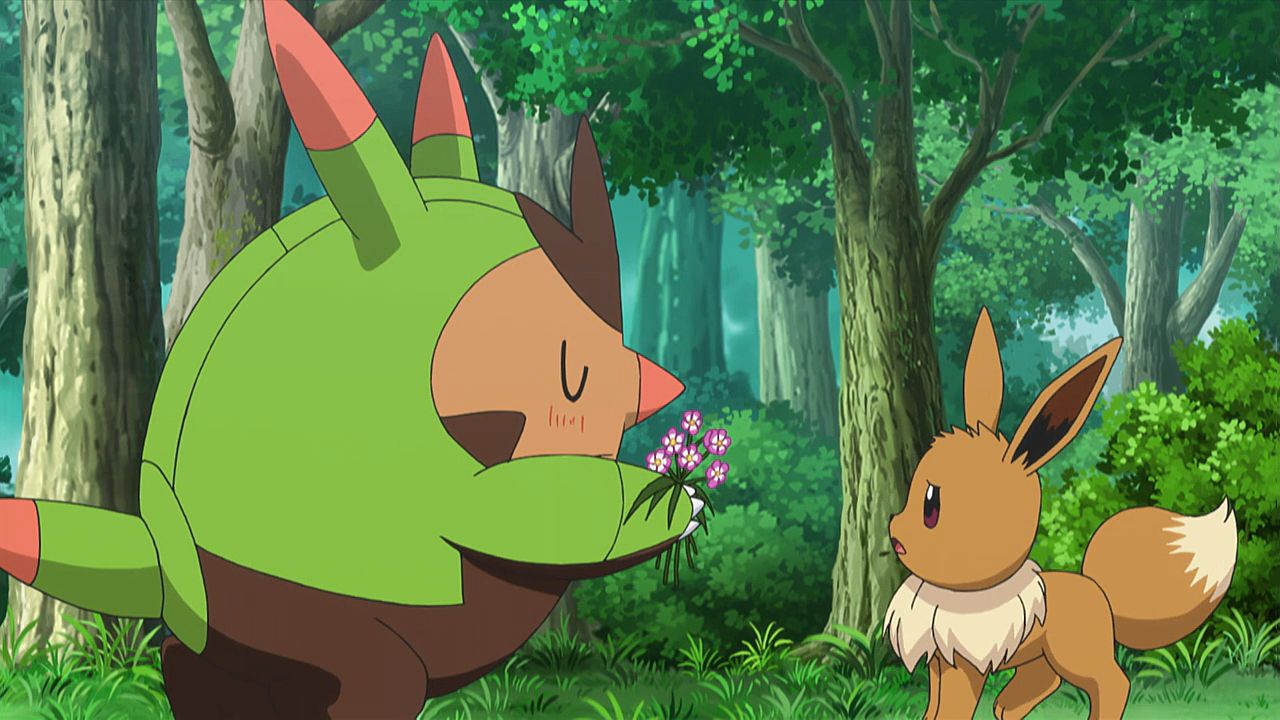 Pokémon S19E2 Love Strikes! Eevee, Yikes!