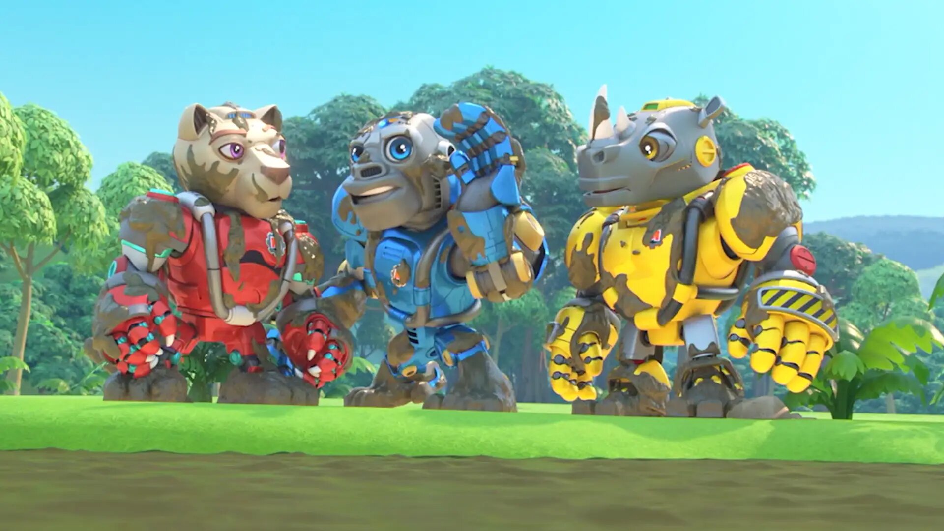 Team Mekbots: Animal Rescue S1E3 Muddy Muddy Dolphin Buddy and Other Adventures