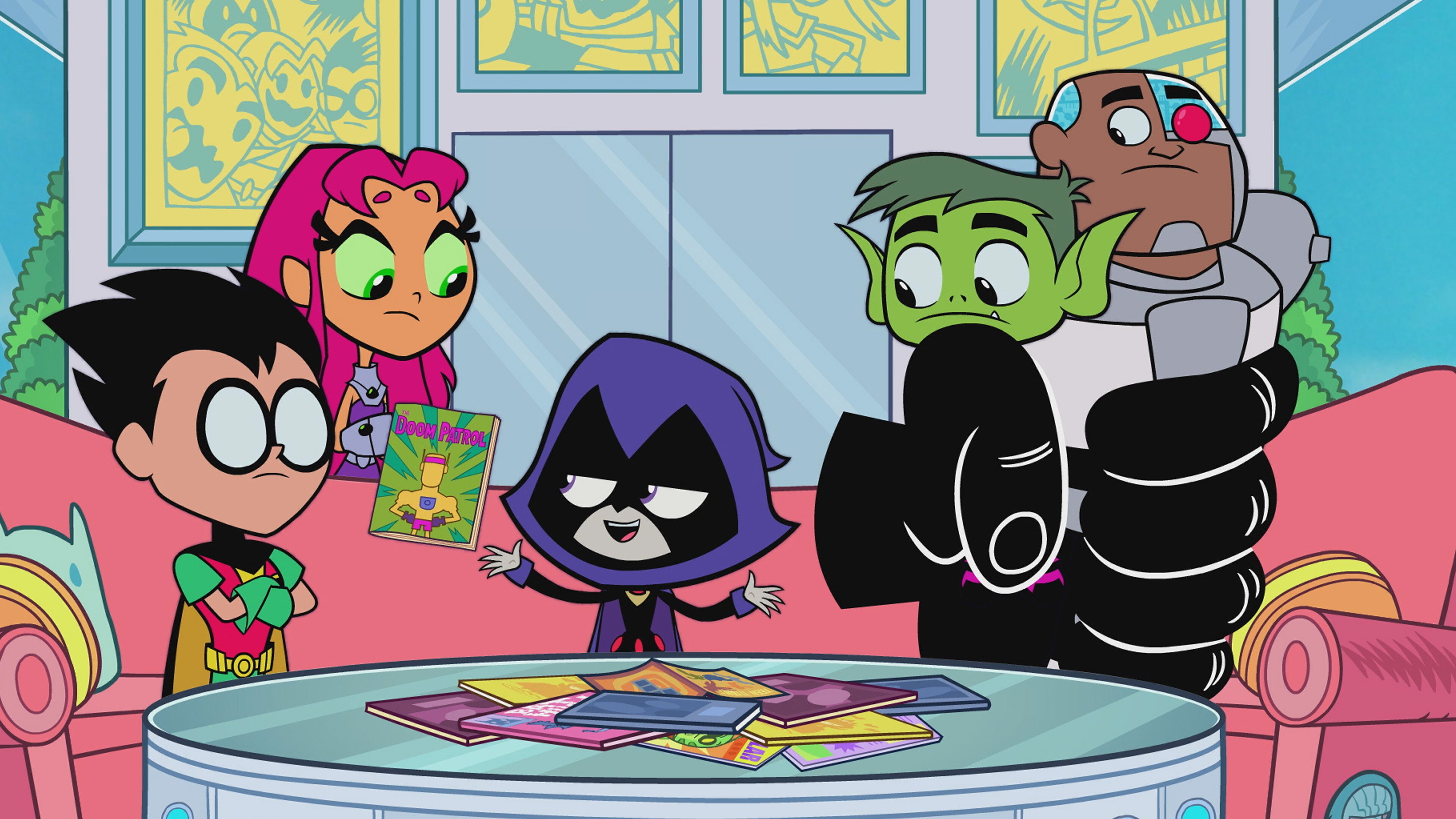 Teen Titans Go! S9E13 DC Comic Book Club