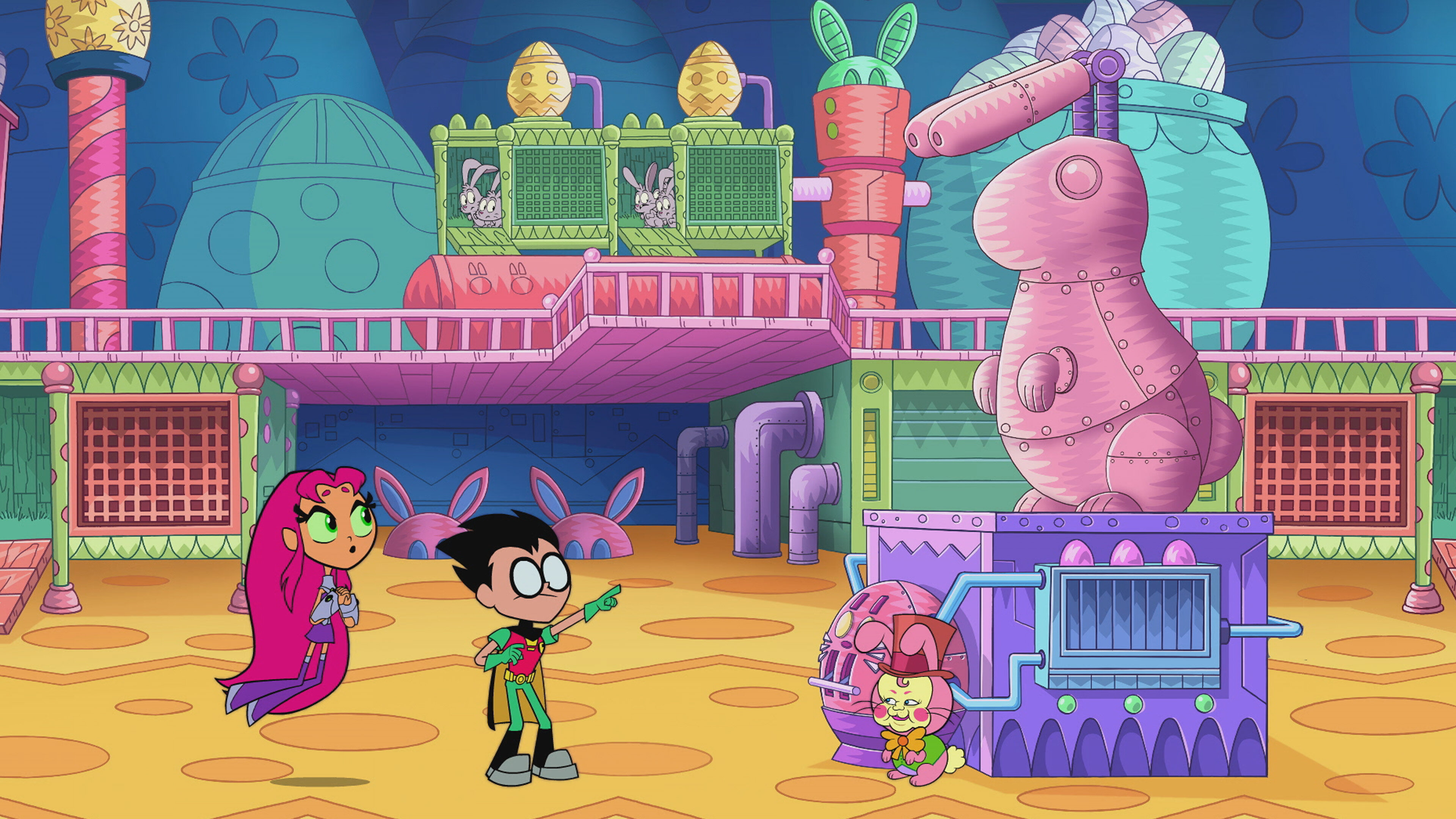Teen Titans Go! S9E8 Teen Titans and the Easter Factory