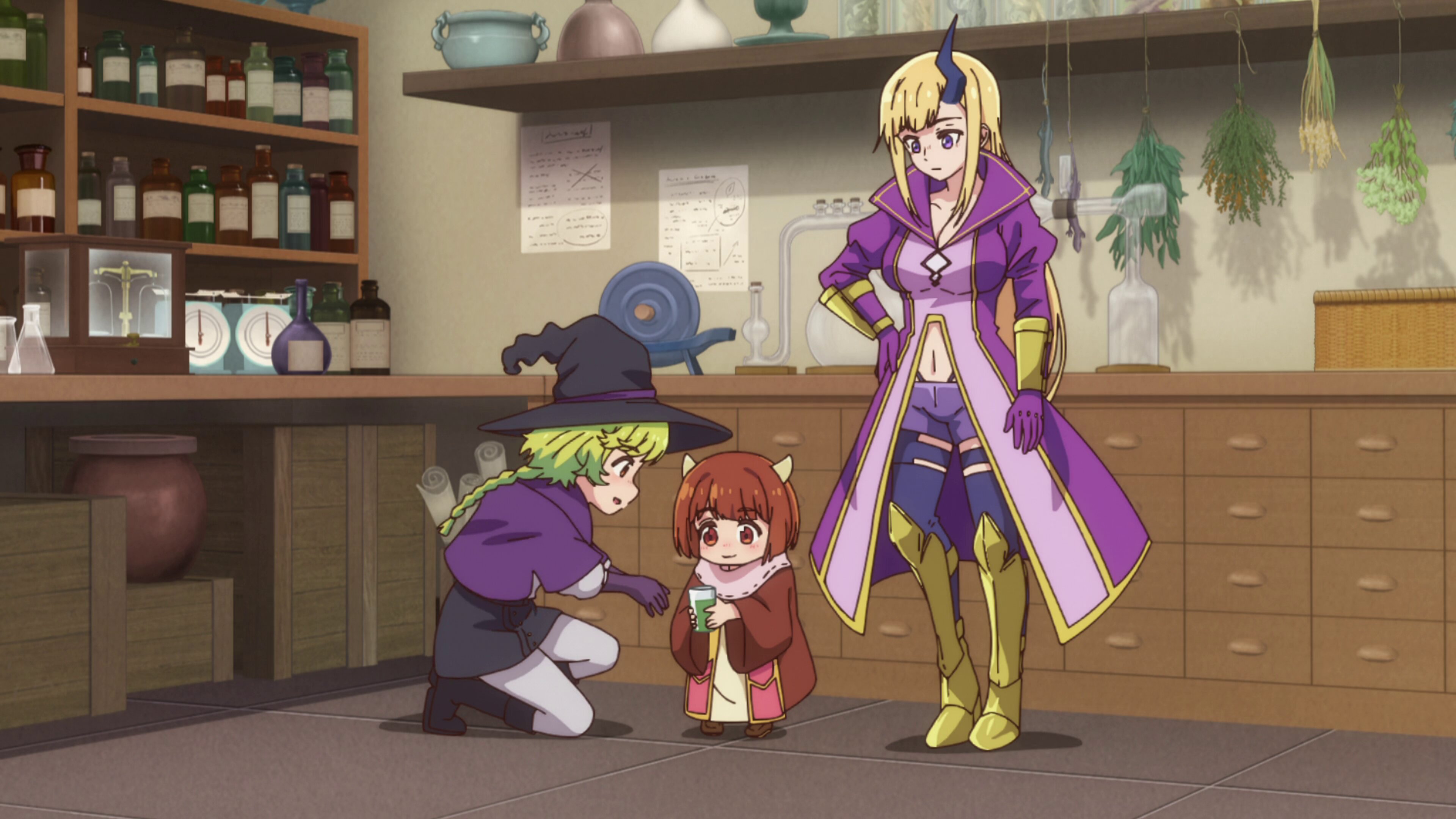 The Demon King's Daughter is Too Kind!! S1E10 The Witches' Potions Work Way Too Good!! / The Hero Is Just Too Unreliable!!