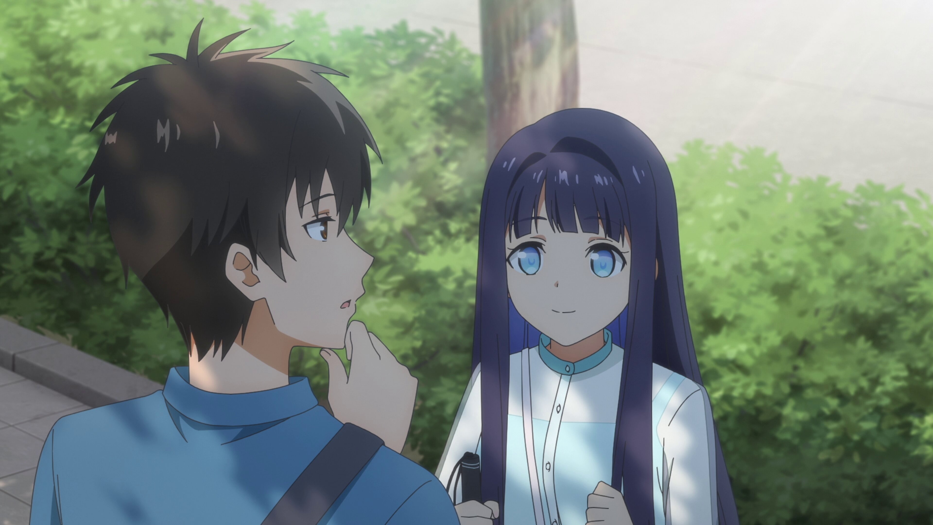 Tomei na Yoru ni Kakeru Kimi to, Me ni Mienai Koi wo Shita S1E4 First Date
