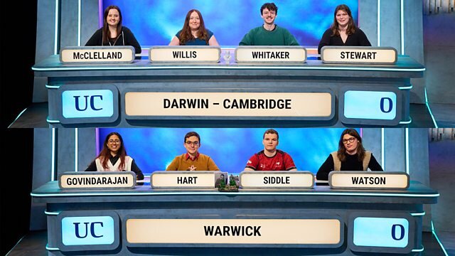 University Challenge S54E36 Darwin College, Cambridge v Warwick