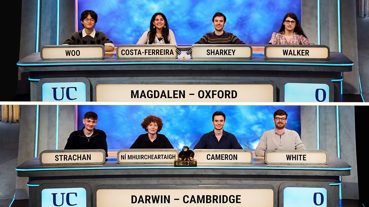 University Challenge S55E17 Magdalen College, Oxford v Darwin College, Cambridge