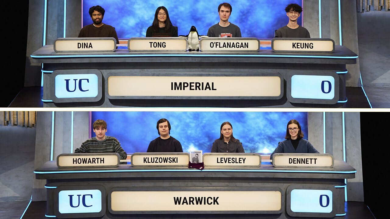 University Challenge S55E28 Imperial v Warwick