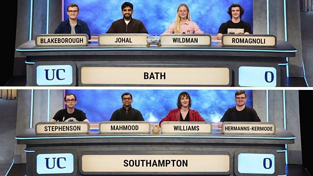 University Challenge S55E3 Bath v Southampton