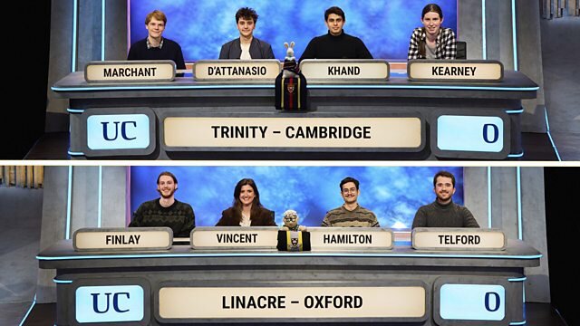 University Challenge S55E7 Trinity College, Cambridge v Linacre College, Oxford