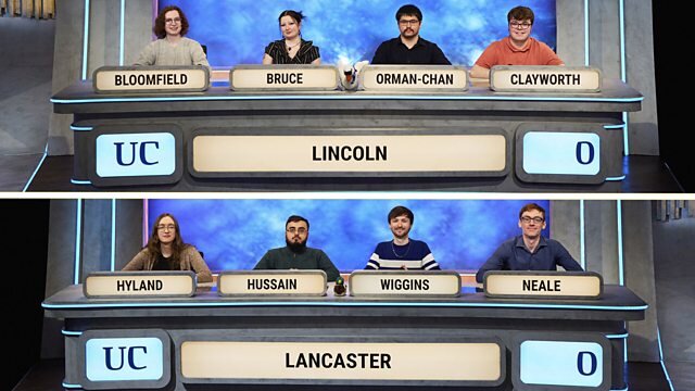 University Challenge S55E8 Lincoln v Lancaster