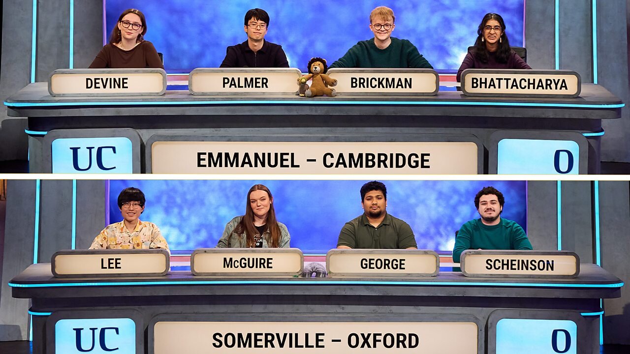 University Challenge S56E12 Emmanuel College, Cambridge v Somerville College, Oxford